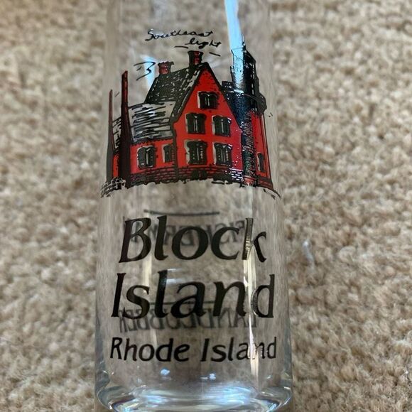 Block Island Rhode Island Tall Shot Glass - Picture 2 of 6